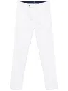 Pt Torino Tapered Trousers In Weiss