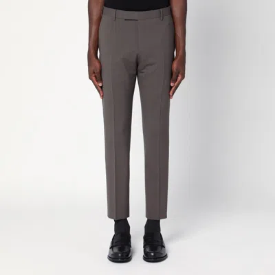 PT TORINO PT TORINO TAUPE COLOUR WOOL TROUSERS
