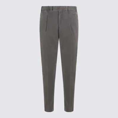 Pt Torino Taupe Cotton Master 1p Pant In Gray
