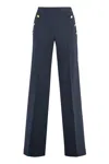 Pt Torino Taylor Wide-leg Trousers In Blue