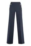 Pt Torino Taylor Wide-leg Trousers In Blue