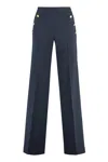 Pt Torino Taylor Wide-leg Trousers In Blue