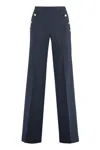 Pt Torino Taylor Wide-leg Trousers In Blue