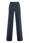 Pt Torino Taylor Wide-leg Trousers In Blue