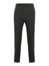 Pt Torino Slate Stretch Cotton Chino Pant In Black