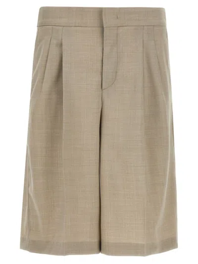 PT TORINO PT TORINO TECHNO WOOL BERMUDA SHORTS