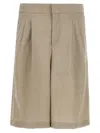 Pt Torino Techno Wool Bermuda Shorts Bermuda And Short In Beige