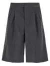 Pt Torino Techno Wool Bermuda Shorts Bermuda And Short In Grey