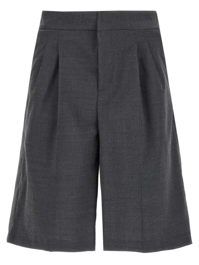 Pt Torino Techno Wool Bermuda Shorts Bermuda And Short In Grey