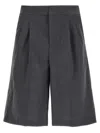 Pt Torino Techno Wool Bermuda Shorts Bermuda And Short In Gray