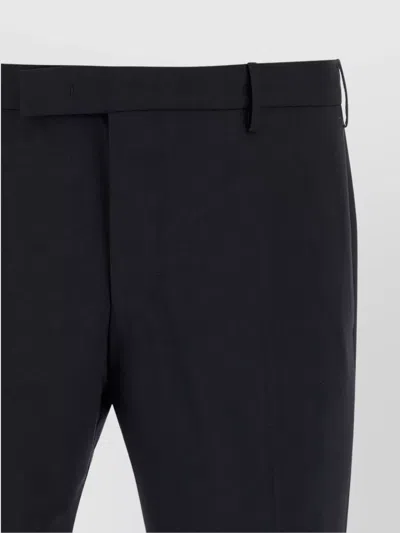 Pt Torino "ten" Trousers With Back Pocket And Belt Loops In Blue