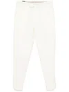 Pt Torino Mid-rise Trousers With Tailored Fit In White