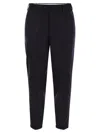 Pt Torino Blue Virgin Wool And Cashmere Trouser In Blue