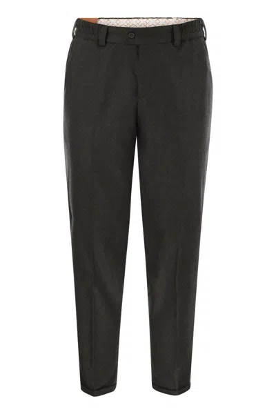 PT TORINO PT TORINO THE REBEL - WOOL AND CASHMERE TROUSERS