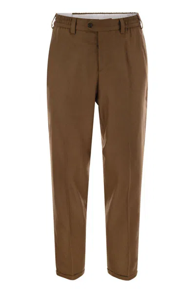 PT TORINO PT TORINO THE REBEL - WOOL AND CASHMERE TROUSERS