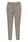 Pt Torino The Rebel - Wool And Cashmere Trousers In Gray