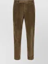 Pt Torino Cappuccino Stretch Corduroy Pant In Green