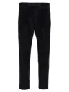 Pt Torino Rebel Corduroy Tapered Trousers In Black