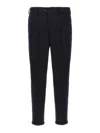 Pt Torino Michael Tailored Wool Trousers In Blue