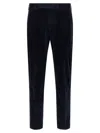 Pt Torino Pleat-front Corduroy Trousers In Blue