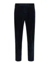 Pt Torino Pleat-front Corduroy Trousers In Blue
