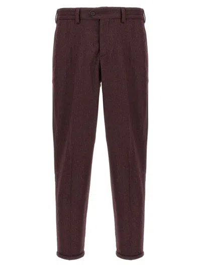 Pt Torino The Rebel Pants Bordeaux In Burgundy