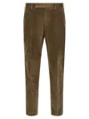 Pt Torino Cappuccino Stretch Corduroy Pant In Brown