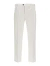 Pt Torino Belt Ring Casual Pants In White