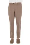 Pt Torino The Rebel Techno Poplin Pants In Brown