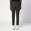 Pt Torino Wool Trousers With Concealead Closure In Green
