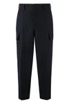Pt Torino The Sailmaker Wool Trousers In Blue
