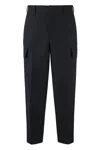 Pt Torino The Sailmaker Wool Trousers In Blue