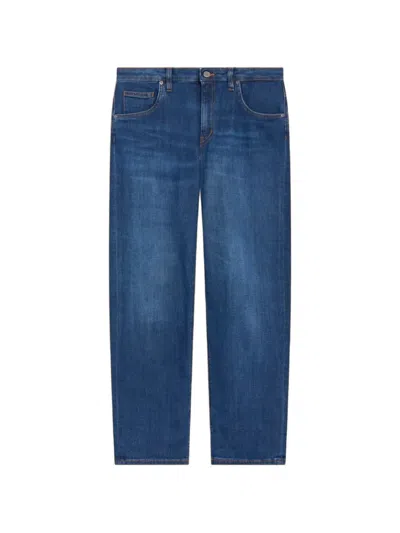 Pt Torino Tina Faded-effect Jeans In Multi