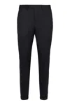 Pt Torino Man Pants Midnight Blue Size 34 Virgin Wool In Blue