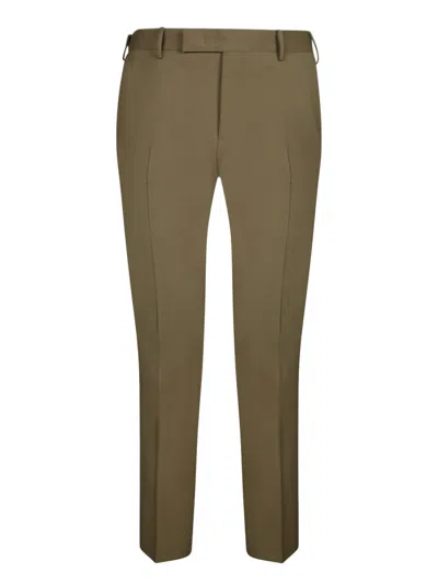 Pt Torino Tropical Wool Trousers In Hazelnut In Beige