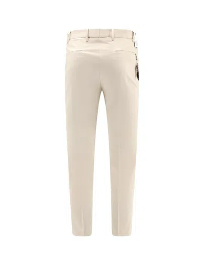 PT TORINO BEIGE SLIM FIT TROUSERS IN COTTON BLEND MAN