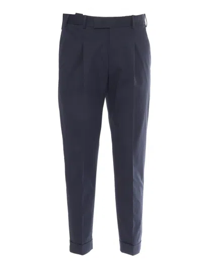 PT TORINO TROUSERS - REBEL 1 PLEAT, DIAGONAL POCKETS, FLAP BACK POCKETS