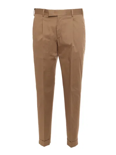 PT TORINO TROUSERS - REBEL 1 PLEAT, DIAGONAL POCKETS, FLAP BACK POCKETS