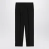 Pt Torino Black Virgin Wool Trousers