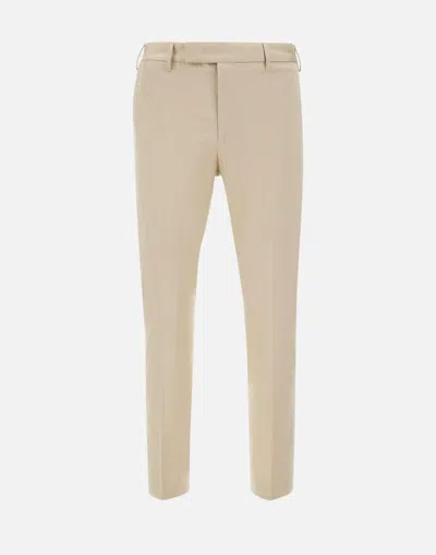 Pt Torino Tapered-leg Trousers In Neutral
