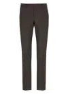 Pt Torino Man Pants Dark Brown Size 42 Super 130s Wool In Brown