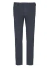 Pt Torino Dark Blue Stretch Wool Pant