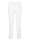 Pt Torino White Viscose Pants With Tailored Design In White