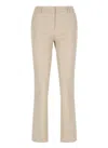 Pt Torino Beige Tailored Viscose Pants