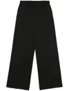 Pt Torino Lorenza Satin Trousers In Black