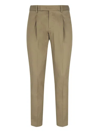 Pt Torino Trousers In Brown