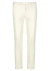 Pt Torino Cotton Trousers In White
