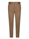 Pt Torino Rebel Twill Trousers In Biscotto In Beige