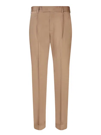 Pt Torino Trousers In Beige