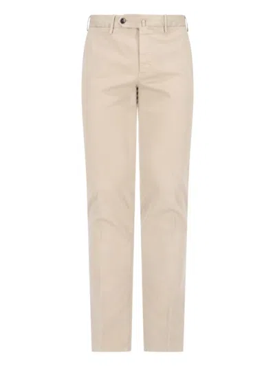 Pt Torino Trousers In Beige